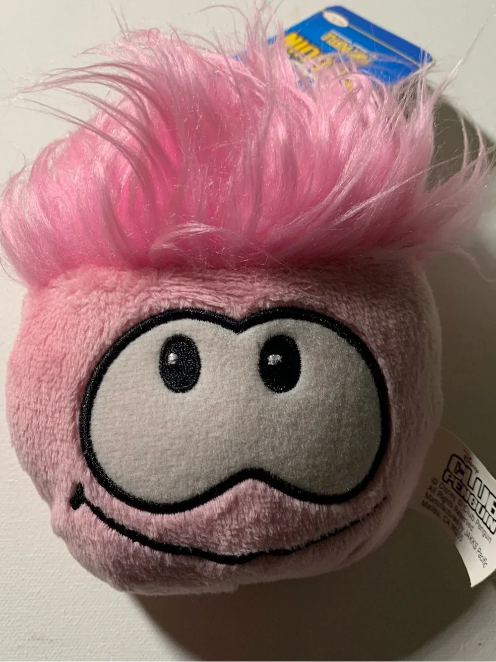 Vintage Y2K rare collectible Disney Club Penguin pink and green Puffle plushies